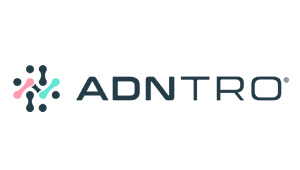 Logo de la empresa ADNtro, patrocinadora del estudio genético 