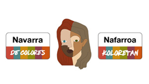 Logo de la campaña Navarra De Colores