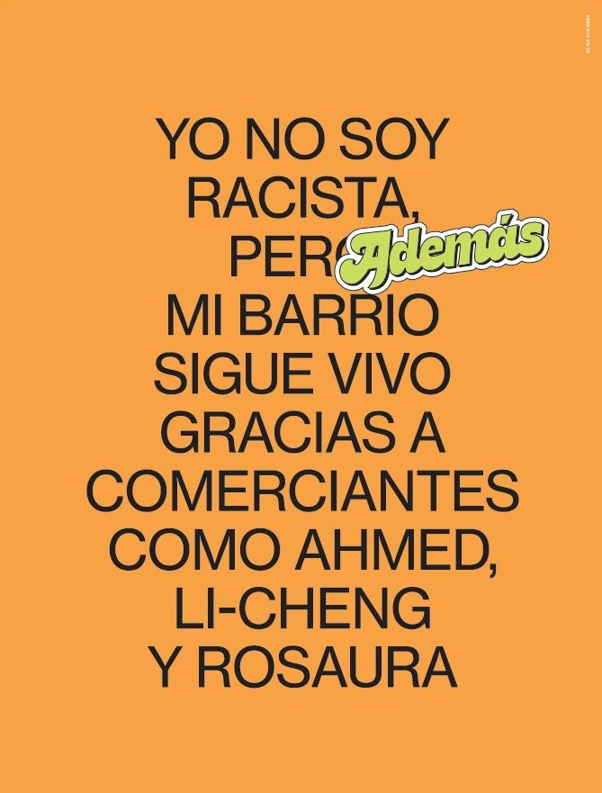 Yo no  soy racista pero mi barrio sigue vivo gracias a comerciantes como Ahjmed, Li-Cheng y Rosaura.